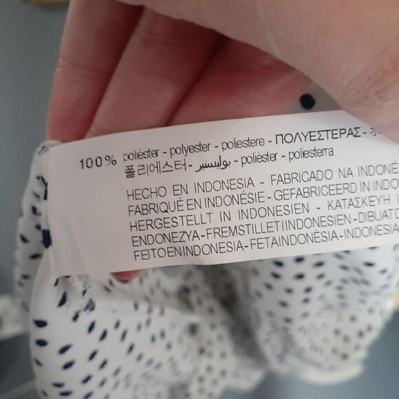 NWT Zara Ditsy Dot Midi Dress - Picture 14 of 14